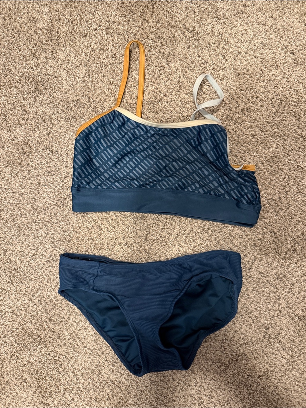Women’s Nani Blue Two-Piece Swim Set - Strappy Sport Bikini